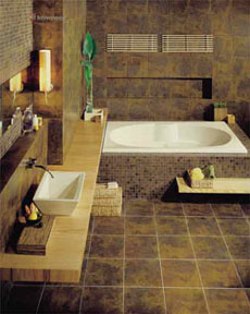 The stunning beauty of multicolored slate is captured to the finest detail with Iron Slate. Incredible movements of color reflected naturally in the passage of time are portrayed with amazing realism in this glazed porcelain floor tile. Each of the three Iron Slate colors is a flawless interpretation of natural slate in its own right...or can be used together for a look that is an unforgettable melange.