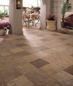 From the forces of nature comes the timeless beauty and durability of stone. A rugged elegance which takes centuries to produce is captured in this slate-look tile.